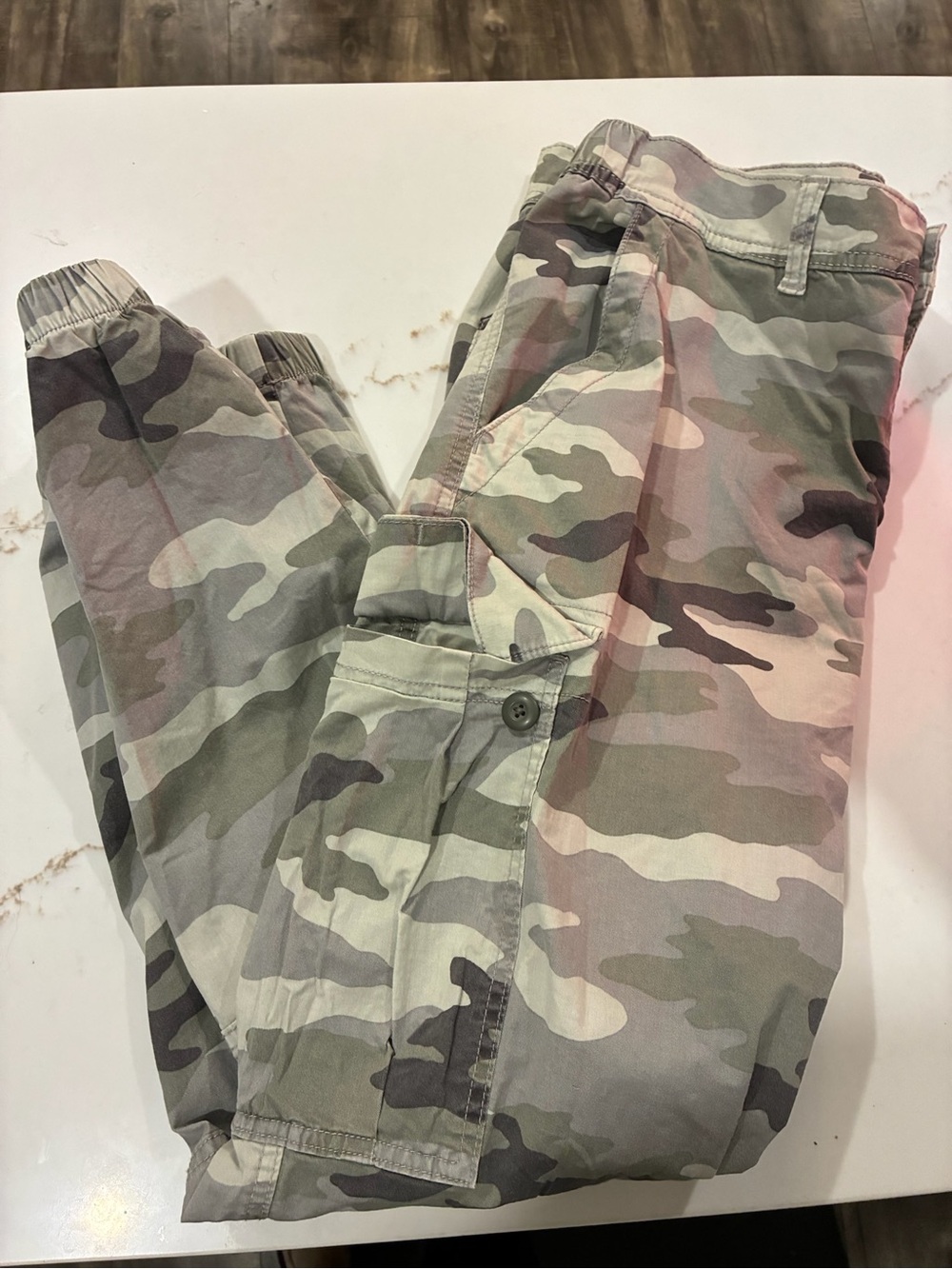 Camo Cargo Pants - Green Camouflage